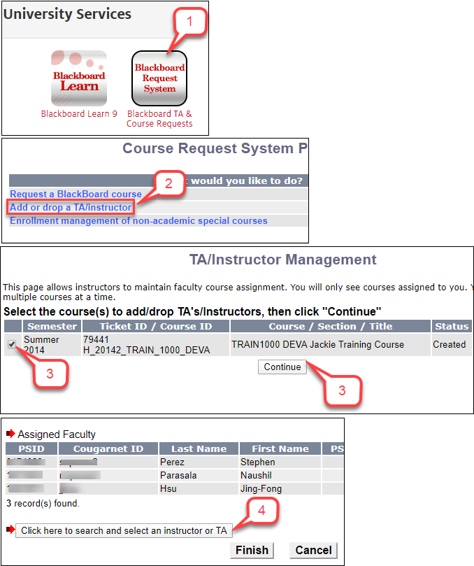 How to Add a TA or Coinstructor to your Blackboard Course