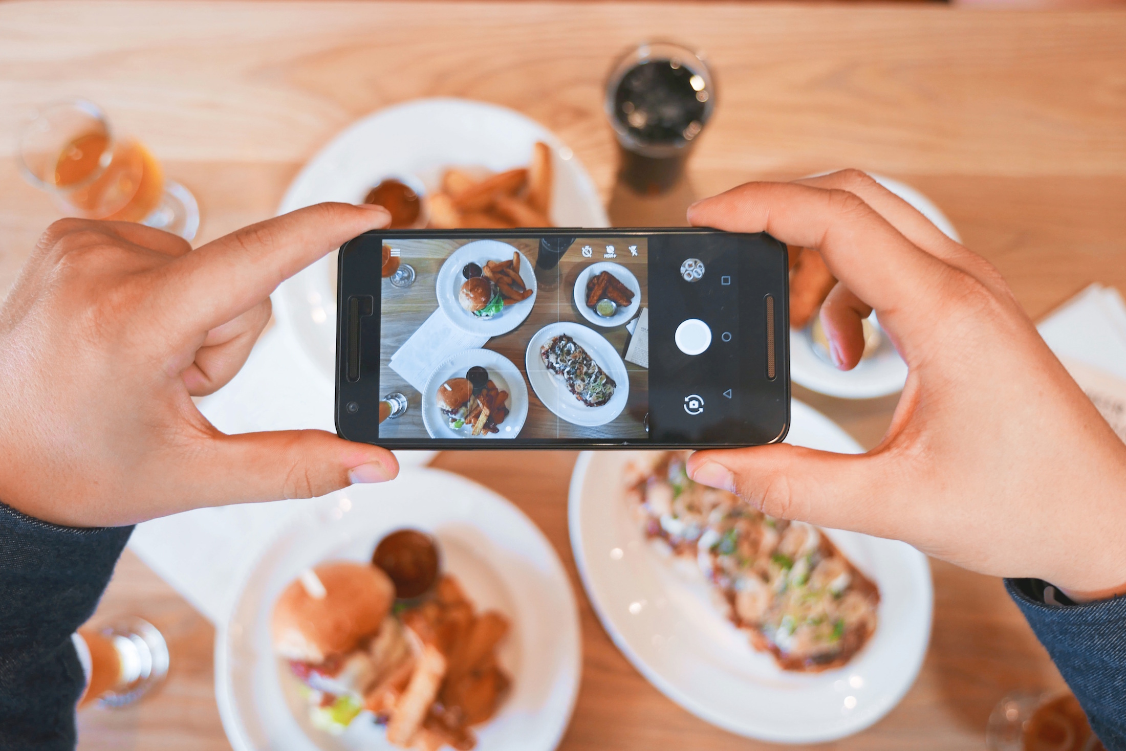 Taking Photo of Food with Phone