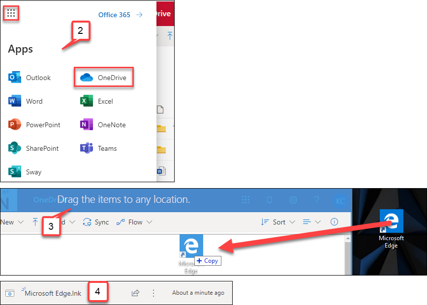 Upload and save files and folders to OneDrive - Microsoft Support