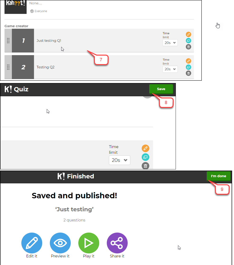 How To Create A Kahoot Quiz Instruction Uh