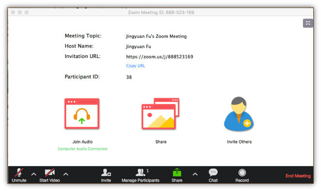 Zoom MeetingScreenshot