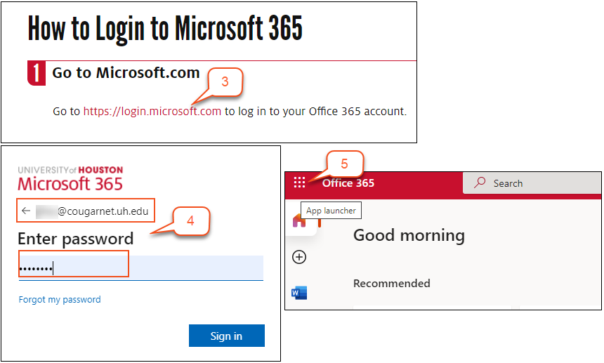 Login  Microsoft 365