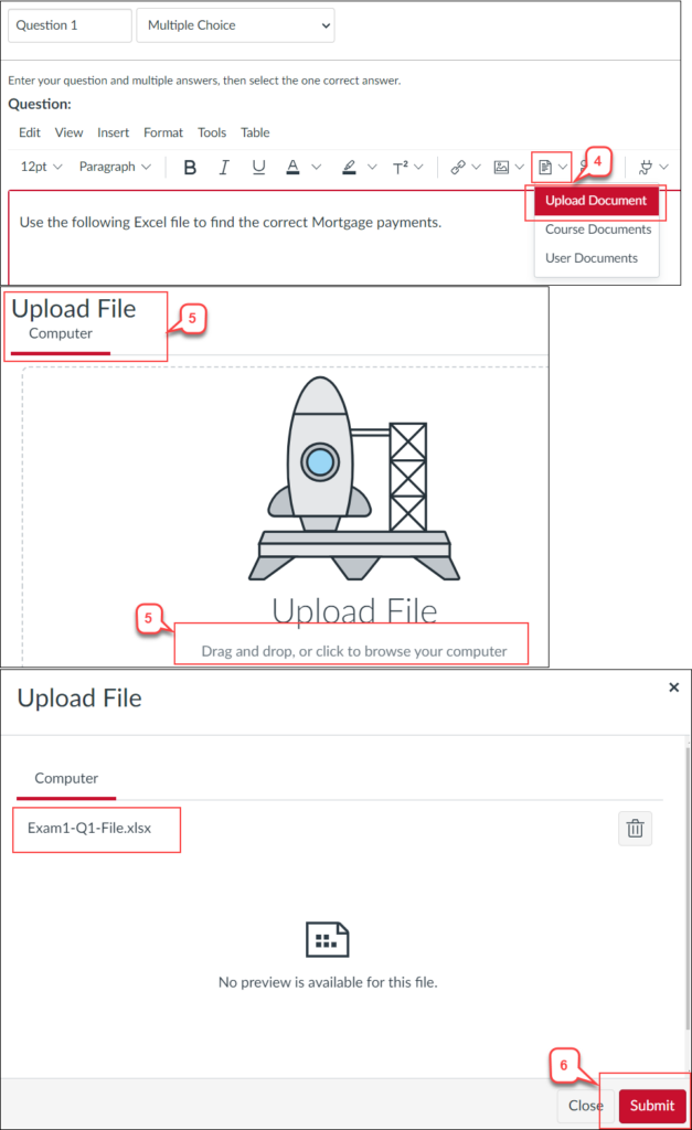 How to Use Excel Spreadsheet with LockDown Browser Instruction UH