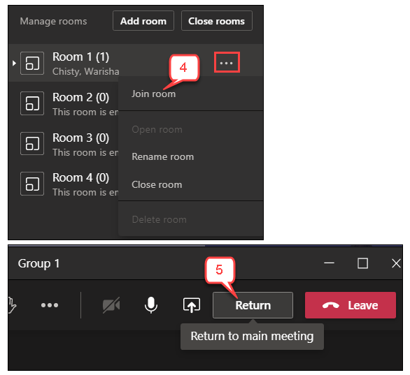 how do breakout rooms work in microsoft teams